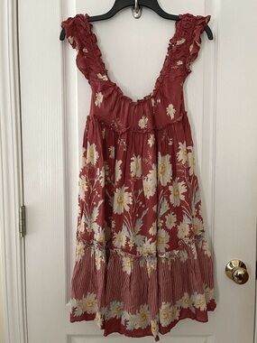 Free People Daisy Slip Dress Size- S crisscross back straps